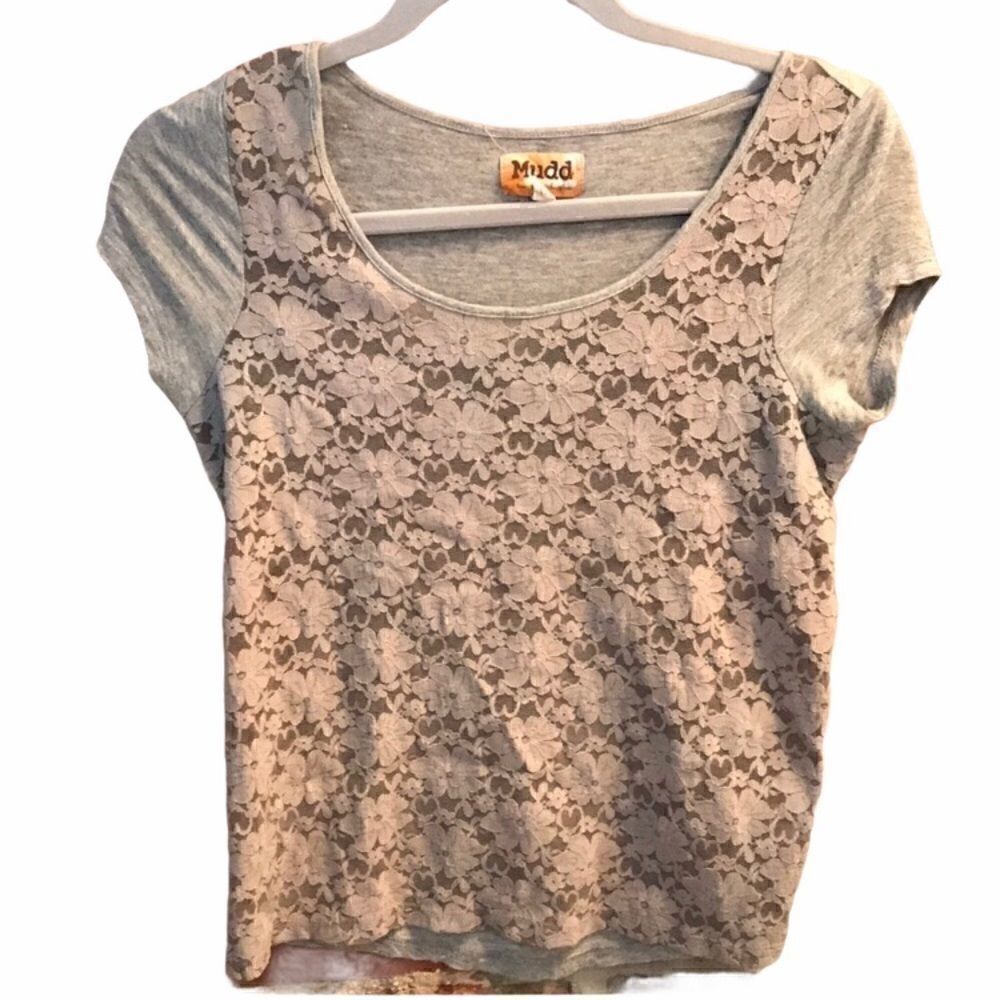 Lace detail tee  
